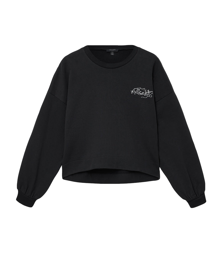 AllSaints Black Reel Print Lila Sweatshirt