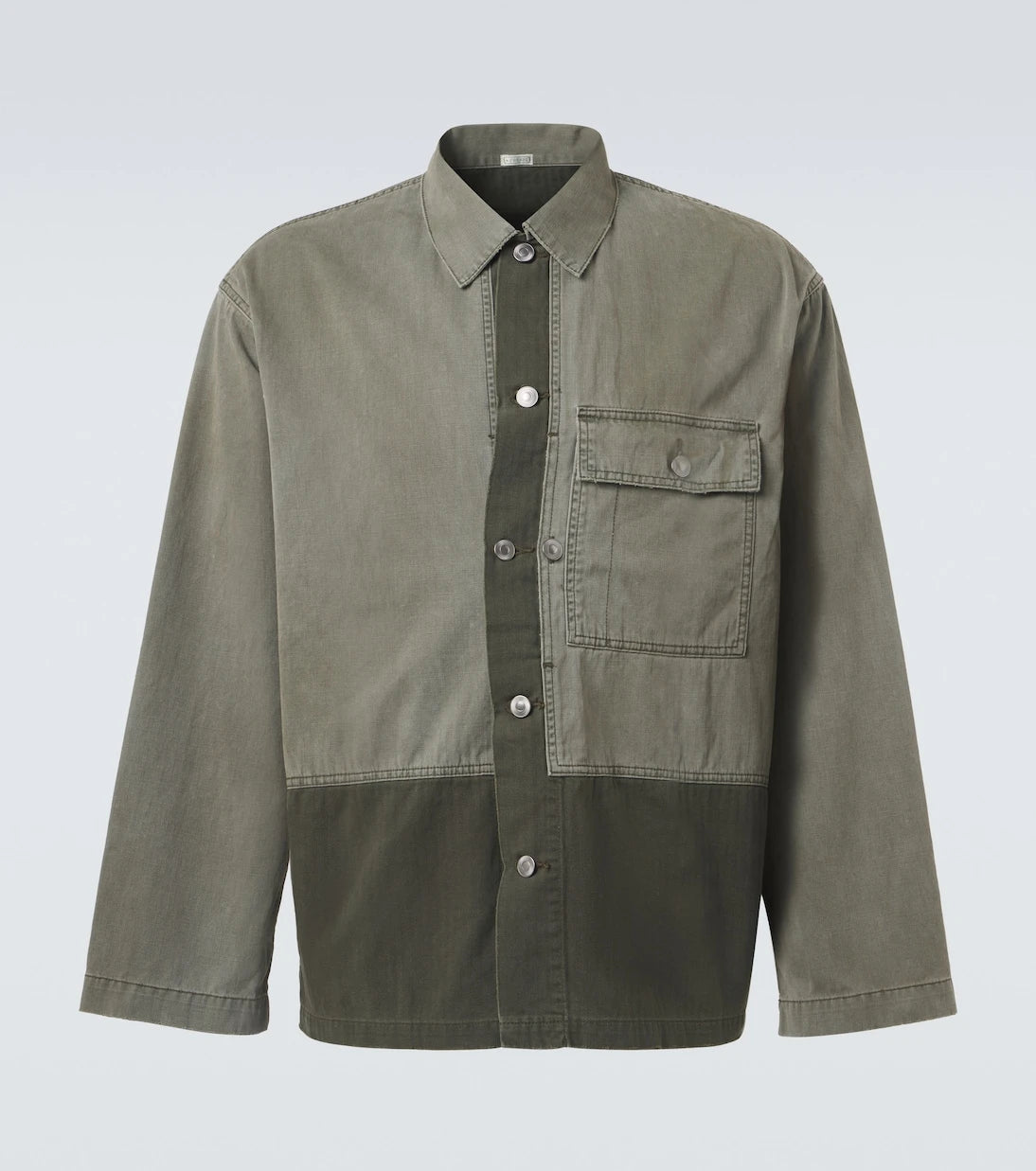 A.Presse - Paneled cotton jacket