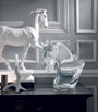 Lalique Crystal Horse Head Sculpture (38cm)