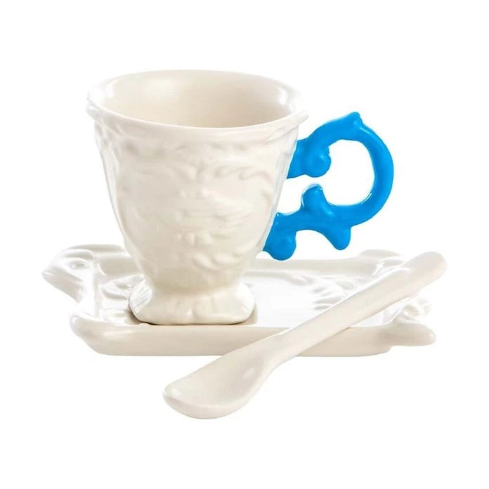 Комплект чаша, чиния и лъжица Seletti I-Wares