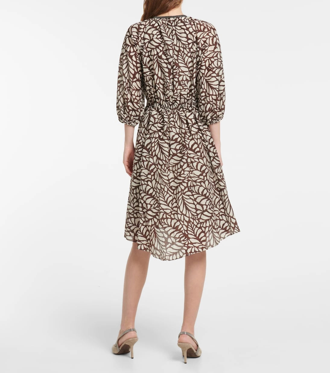 Brunello Cucinelli - Cotton-blend minidress