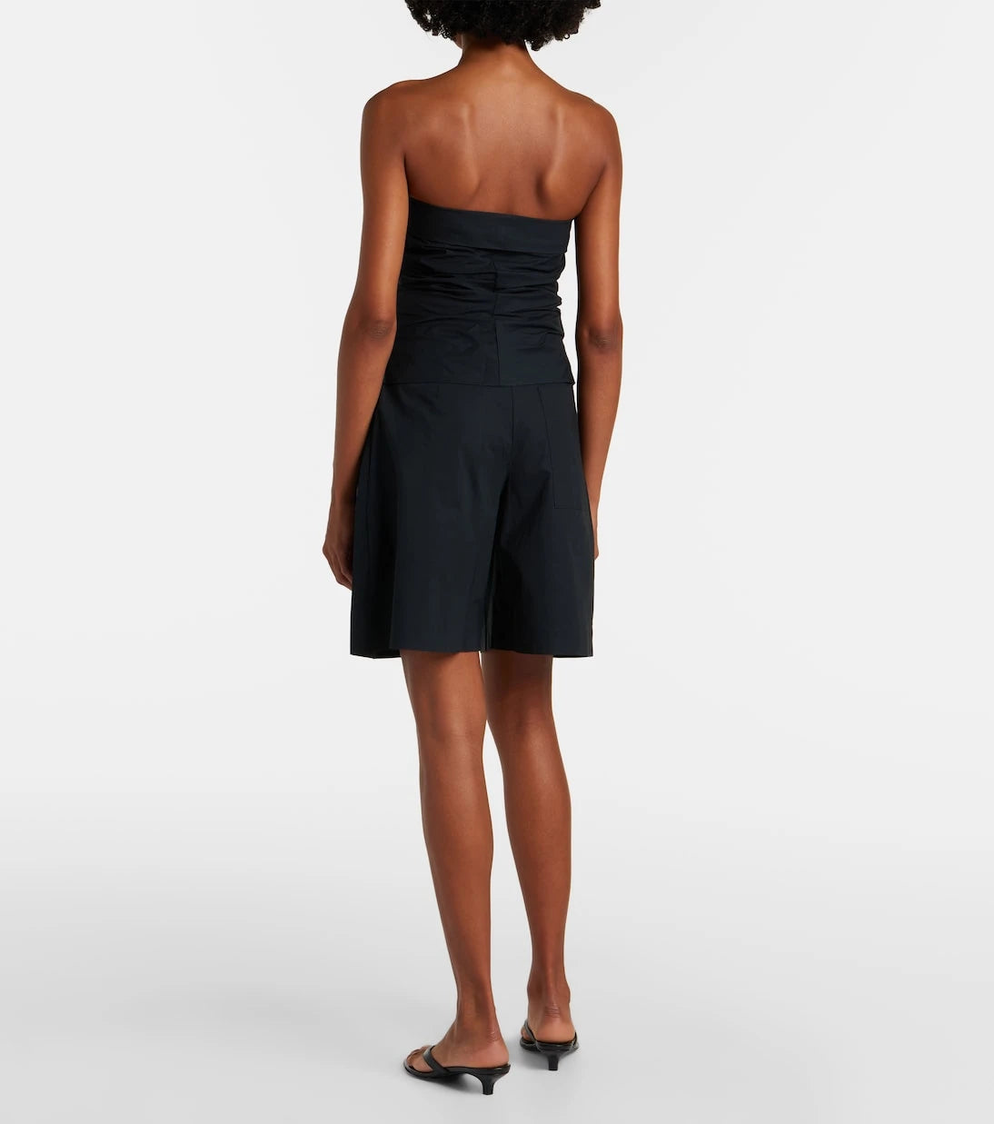 Proenza Schouler - White Label شورت برمودا كليو من مزيج القطن