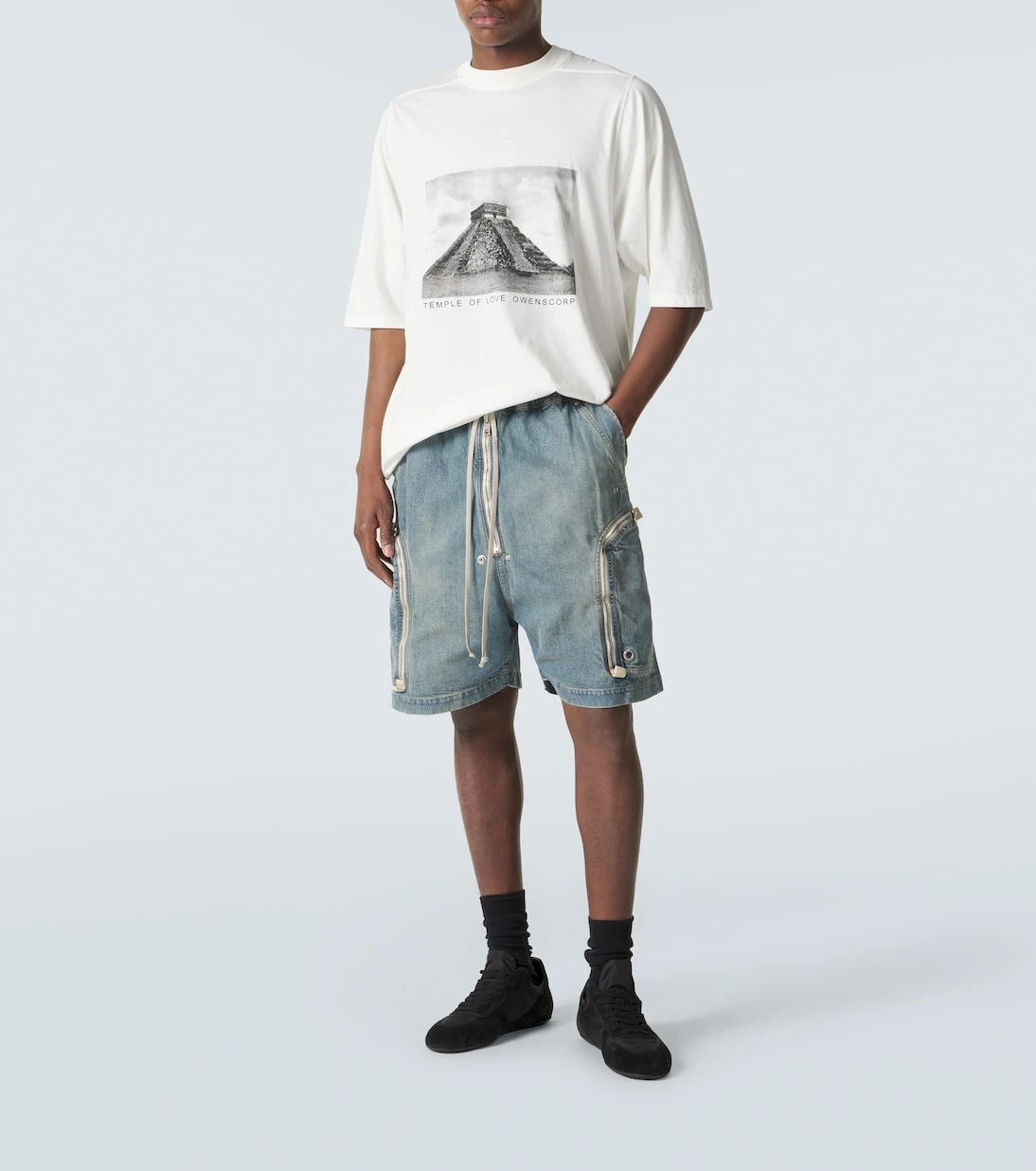 شورت قطني من Rick Owens - Drkshdw