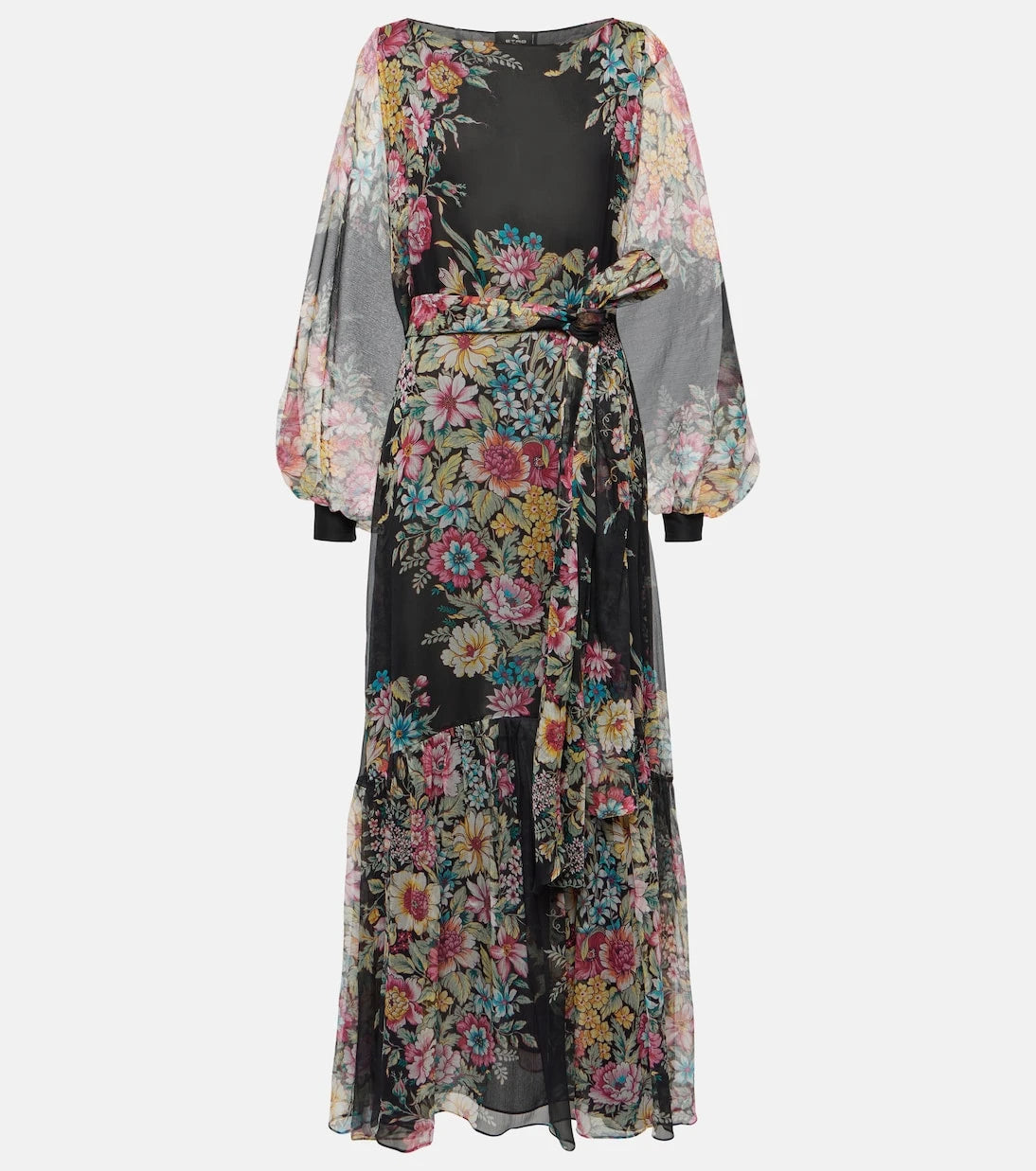 Etro - Floral silk gown
