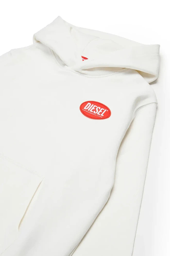 Diesel SPATCHOOD OVER SWEAT-SHIRT Çocuk Pamuklu Sweatshirt