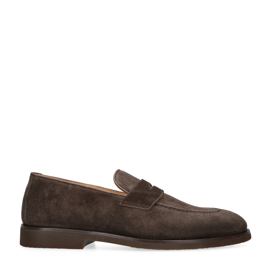 Suede Penny Loafers