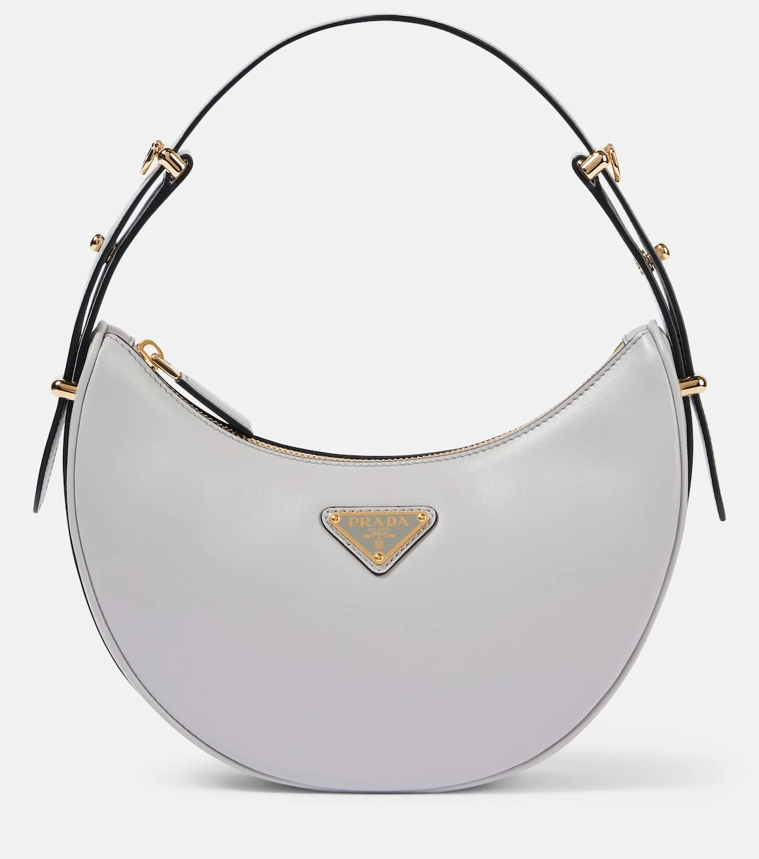 Prada - Arqué Small leather shoulder bag