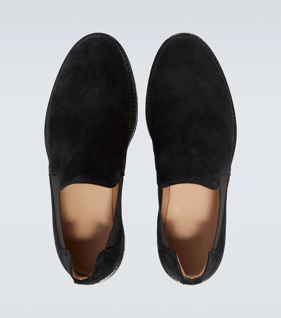 The Row - Parker suede slip-on shoes
