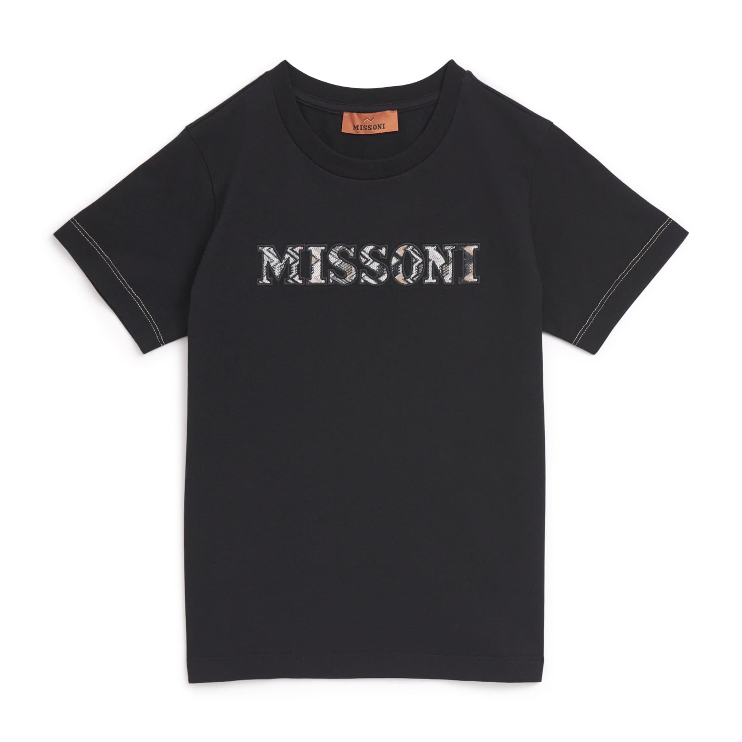 Missoni Kids Cotton Embroidered Logo T-Shirt (4-14 Years)