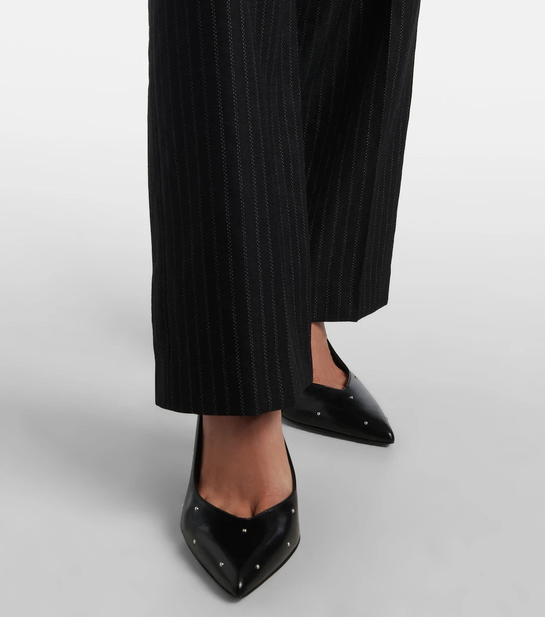 Isabel Marant - Noanda pinstriped wool-blend straight pants