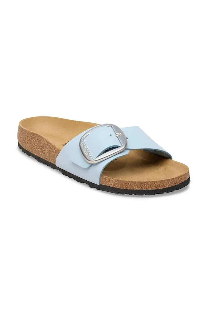 Birkenstock чехли дамски от кожа Madrid Big Buckle