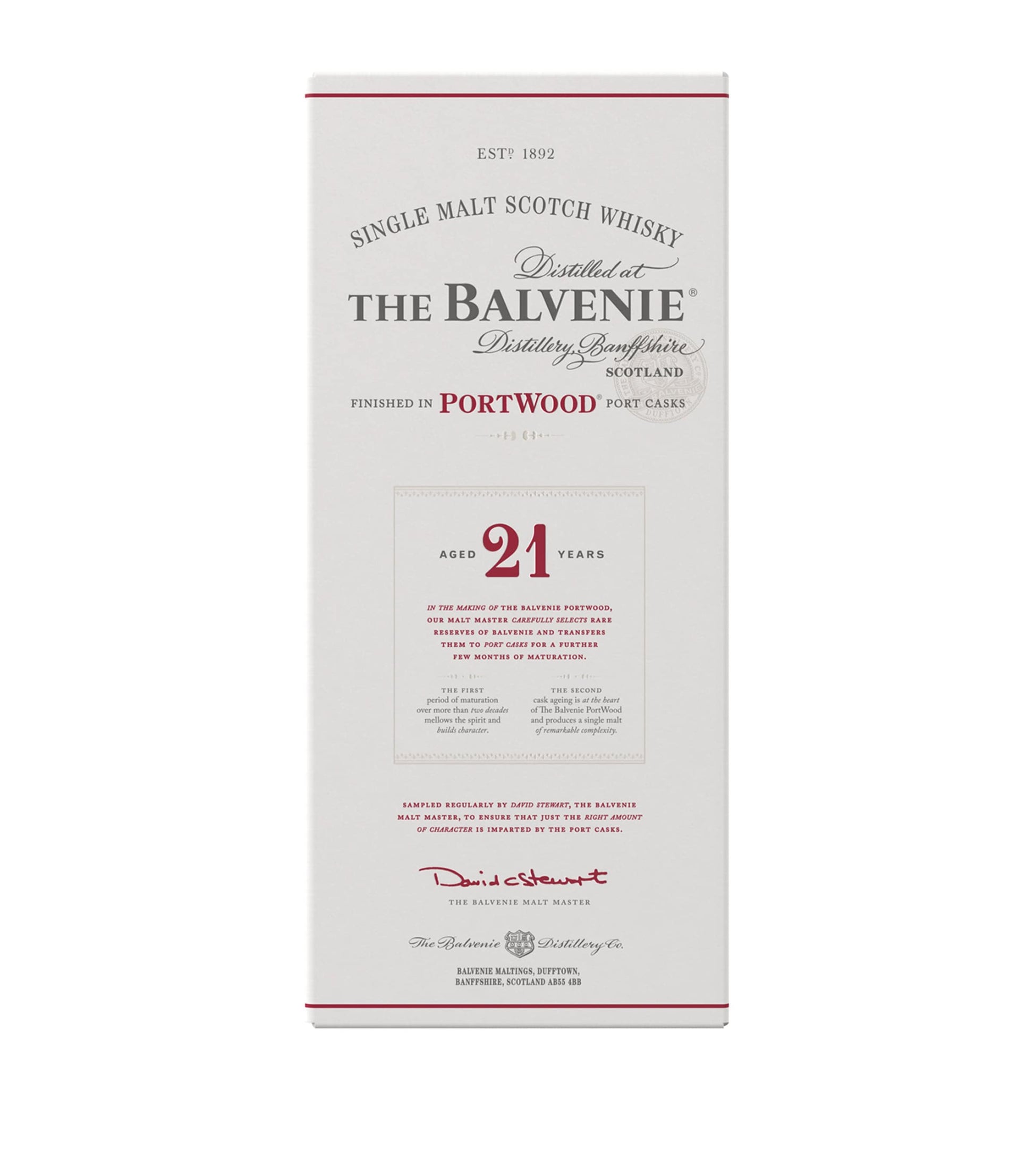 21-Year-Old PortWood Whisky (70cl)