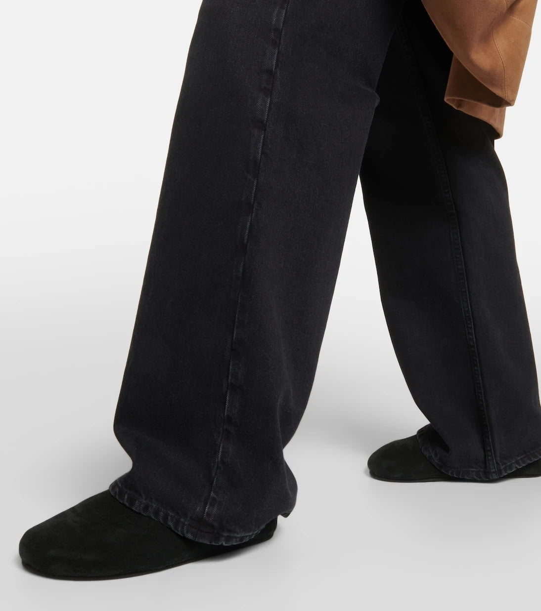 The Row - Hudson suede mules