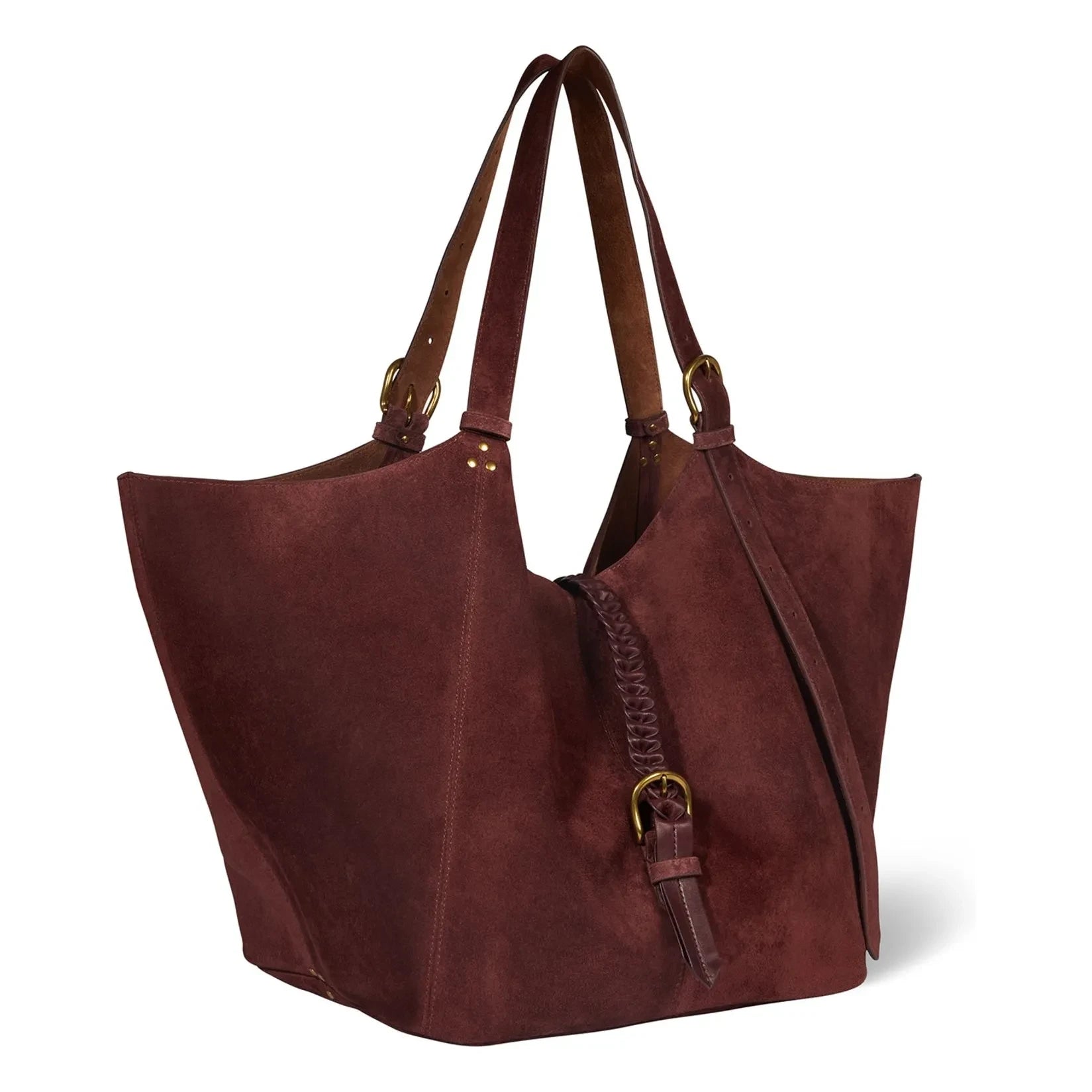 Jérôme Dreyfuss - Joseph M Bag Velvet crust | Dark red
