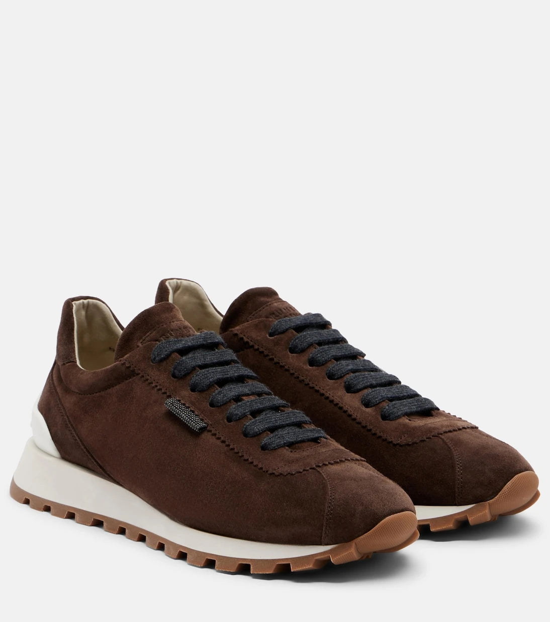 Brunello Cucinelli - Monili suede sneakers