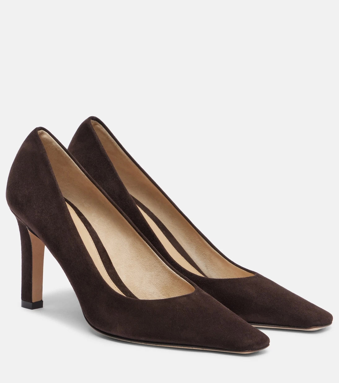 The Row - Carla 80 suede pumps