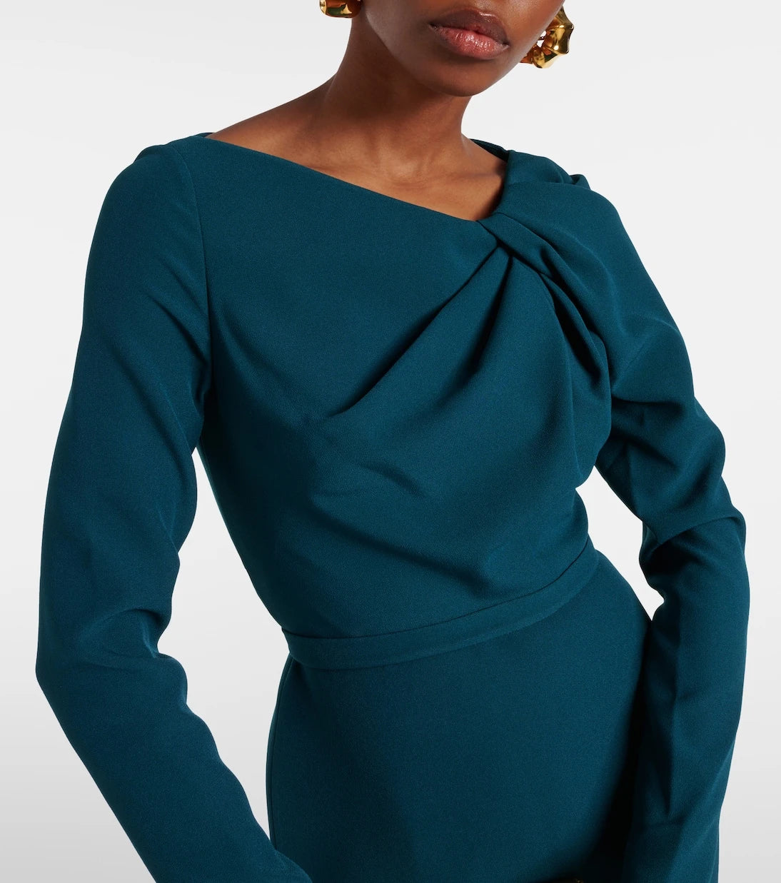 Safiyaa - Manya gathered crêpe top