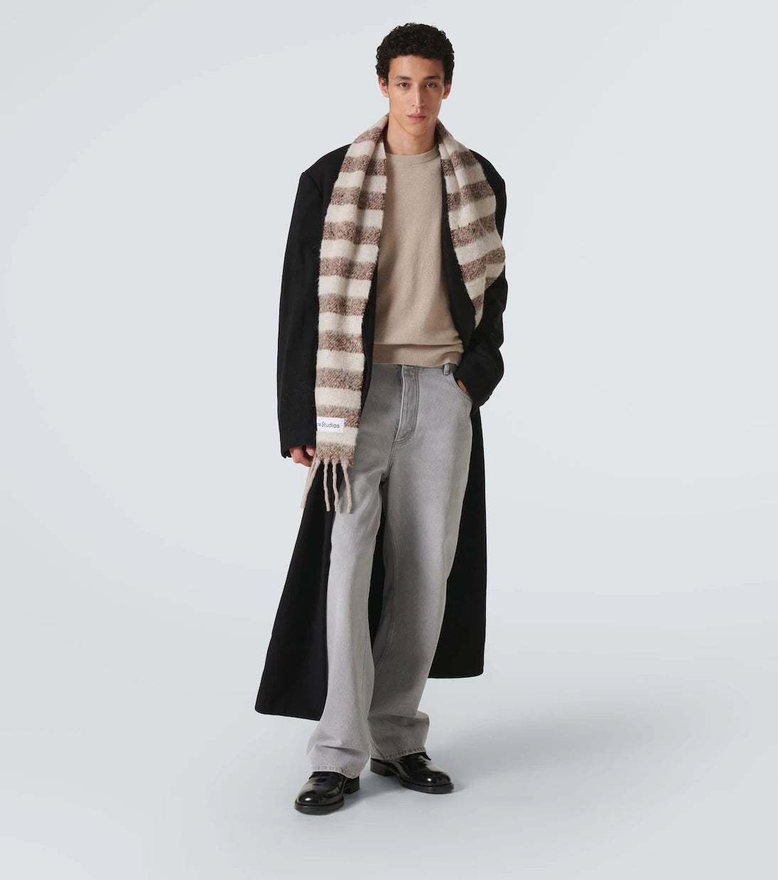 Acne Studios - Striped wool-blend scarf