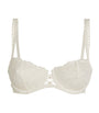 White Kiss of Love Half-Cup Bra
