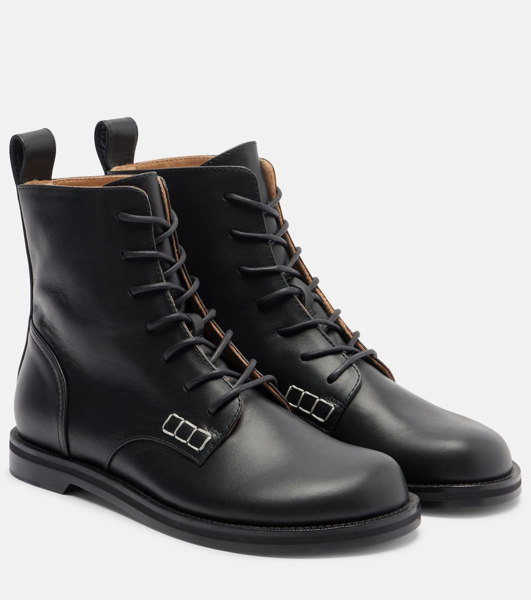 JW Anderson - Leather lace-up boots