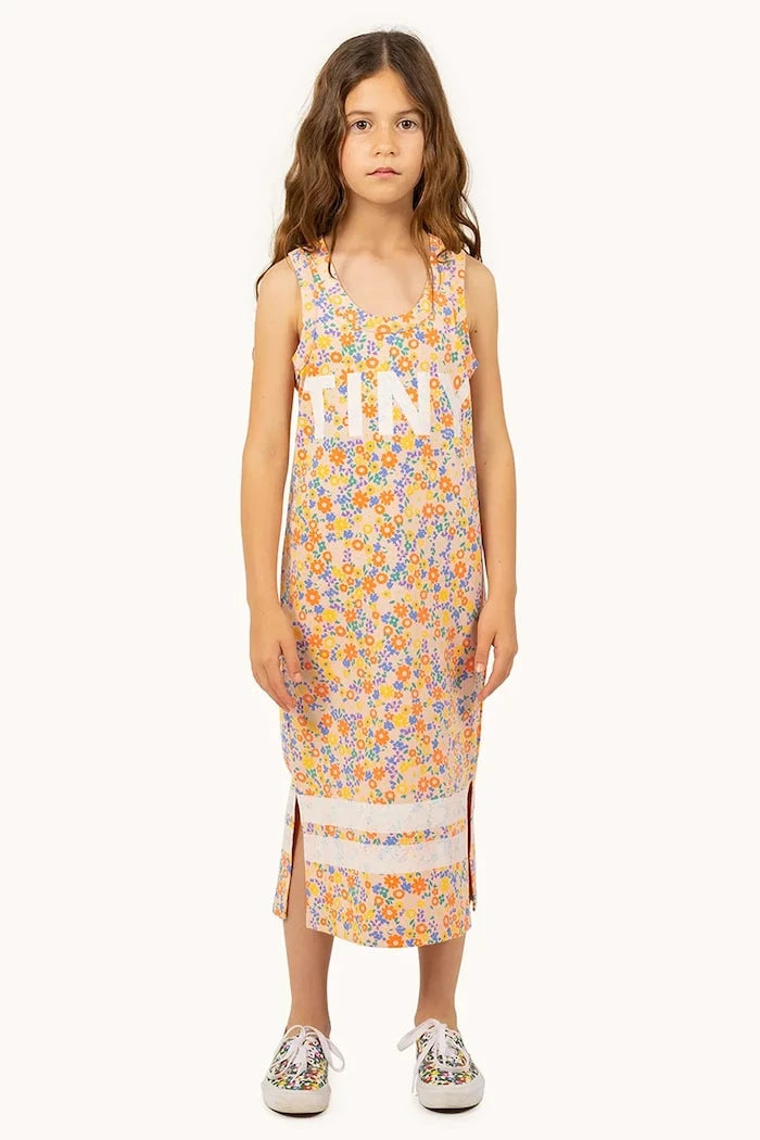 Tinycottons GARDEN DRESS Çocuk Pamuklu Elbise