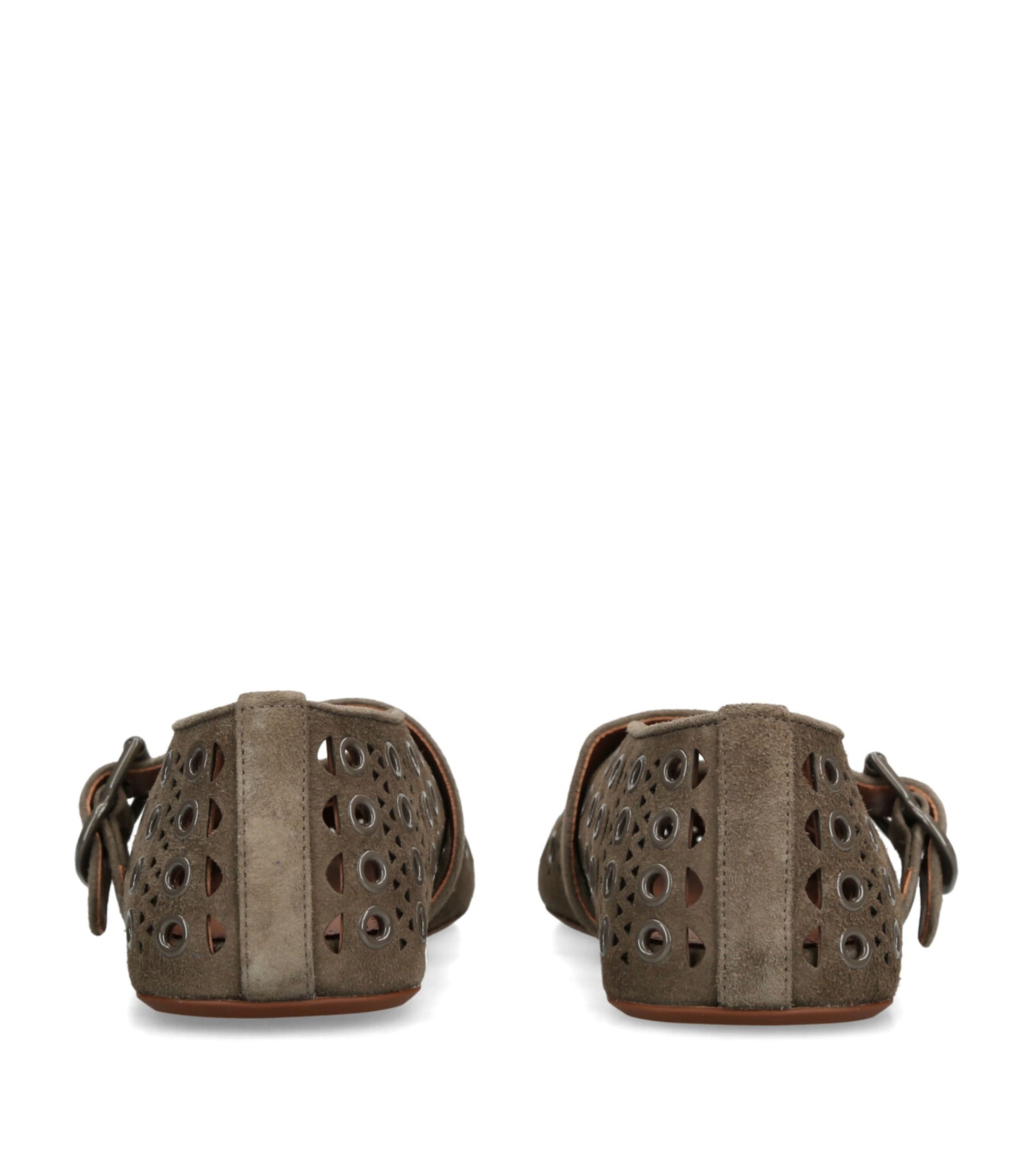 Grey Suede Vienne Ballet Flats