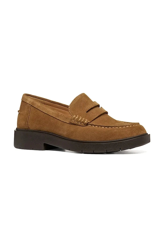 Geox kadın süet loafer D SPHERICA EC1 B