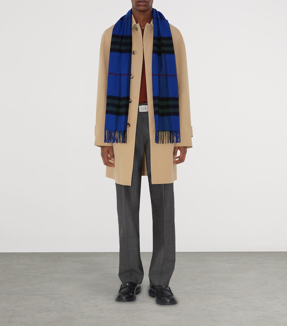 Cashmere Check Scarf
