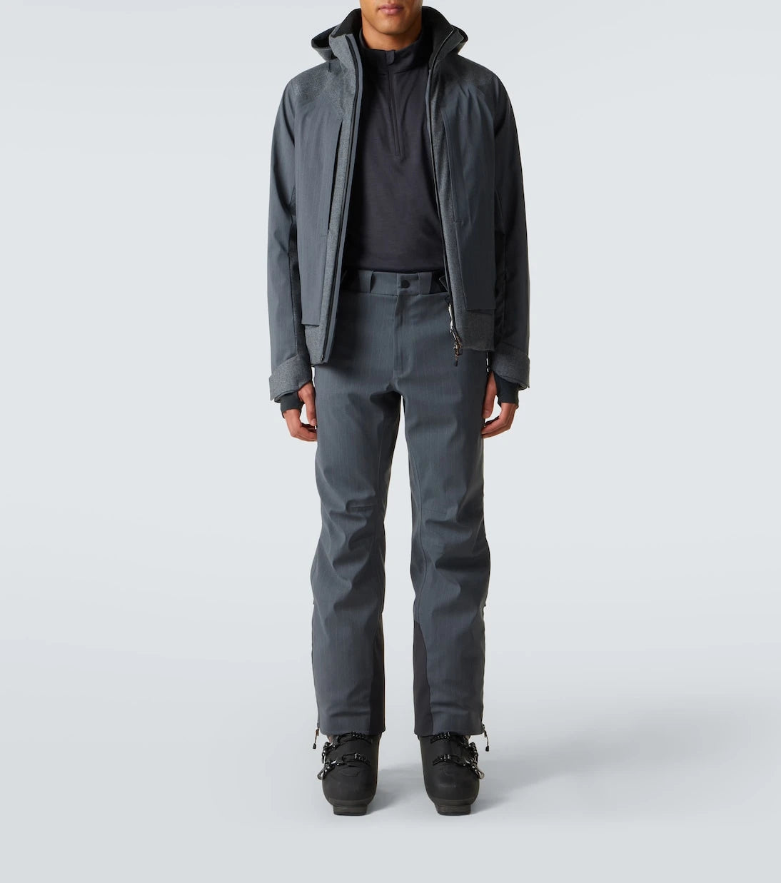 Sease - Runner virgin wool half-zip sweater