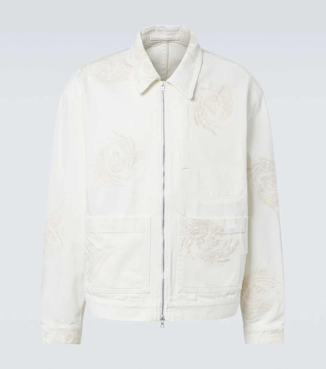 Dries Van Noten - Embroidered denim jacket