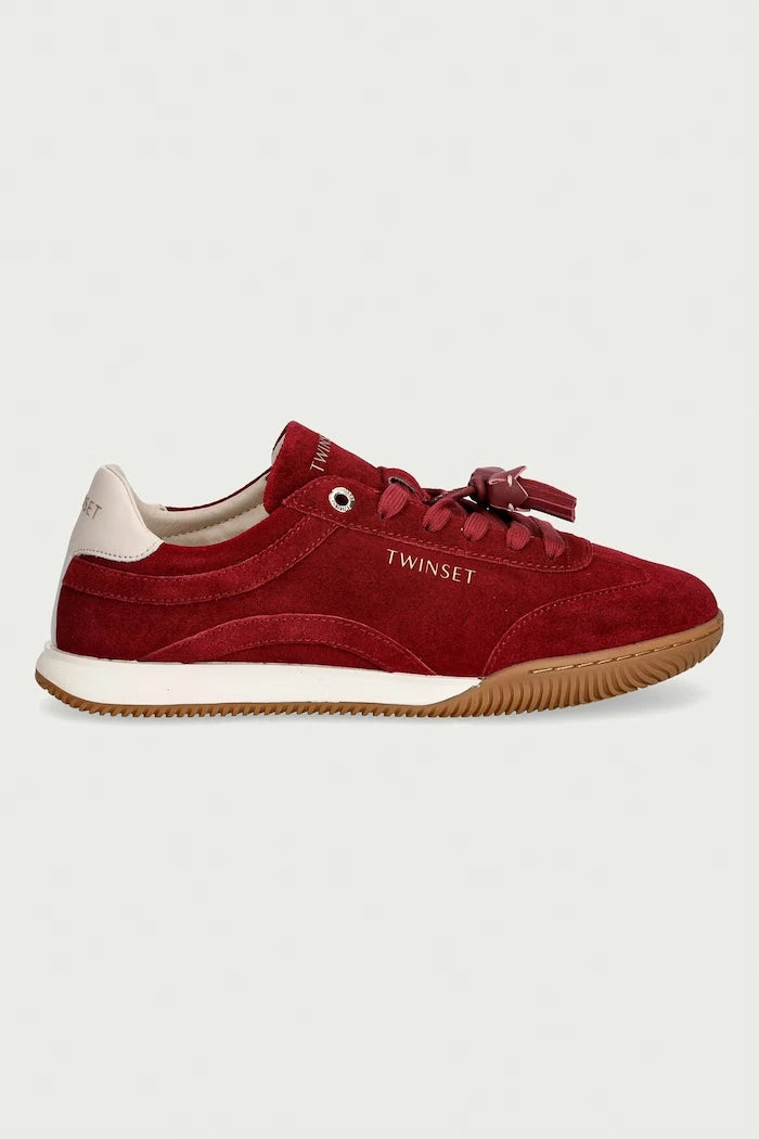 Twinset kadın süet spor ayakkabı