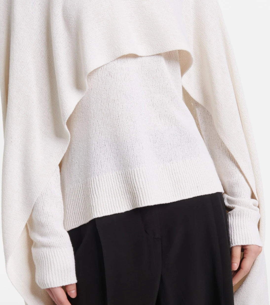Toteme - Knitted silk cape