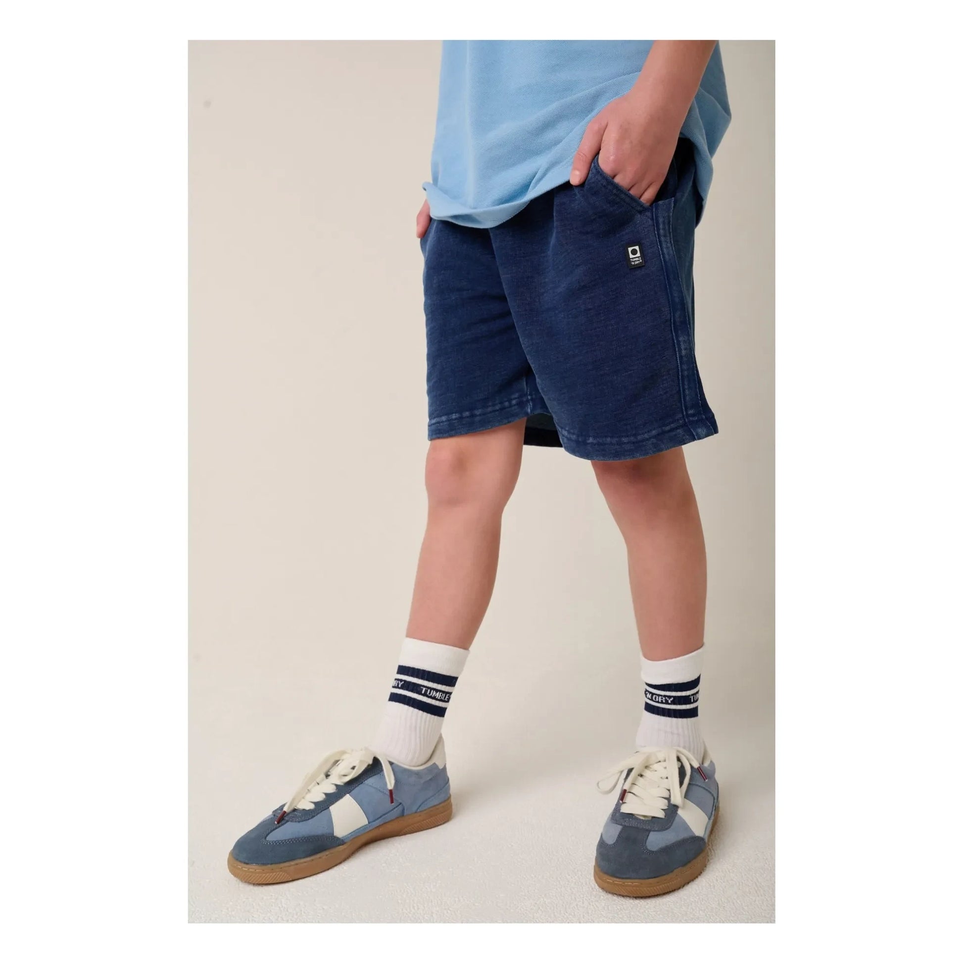 Tumble N'Dry - Whitehaven organic cotton shorts | Navy blue
