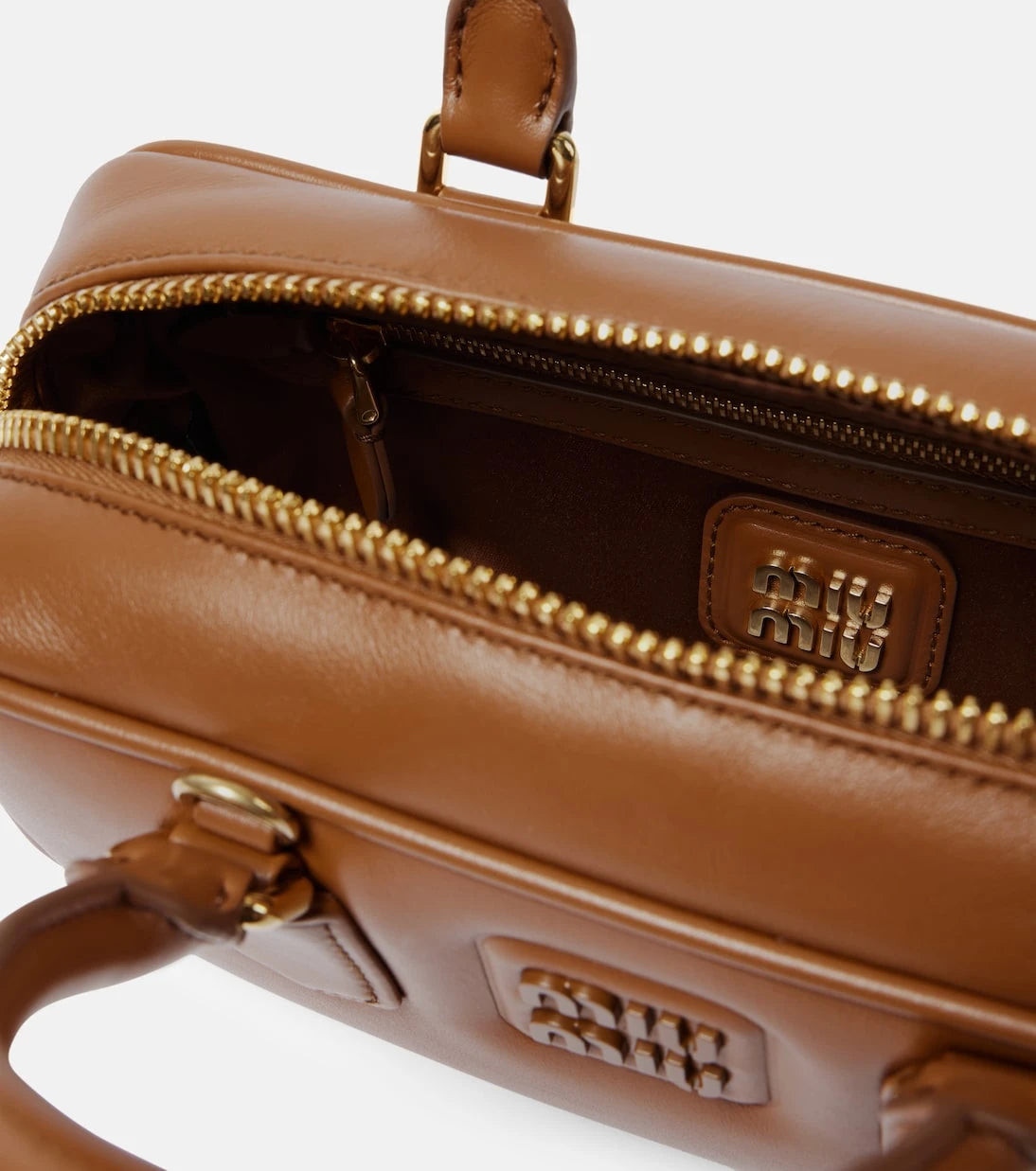Miu Miu - Arcadie Small leather tote bag