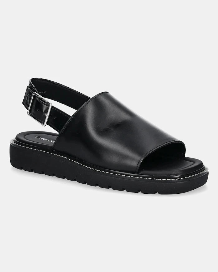 Calvin Klein Jeans SQ MOLDED SANDAL SLING MG LTH Sandalet