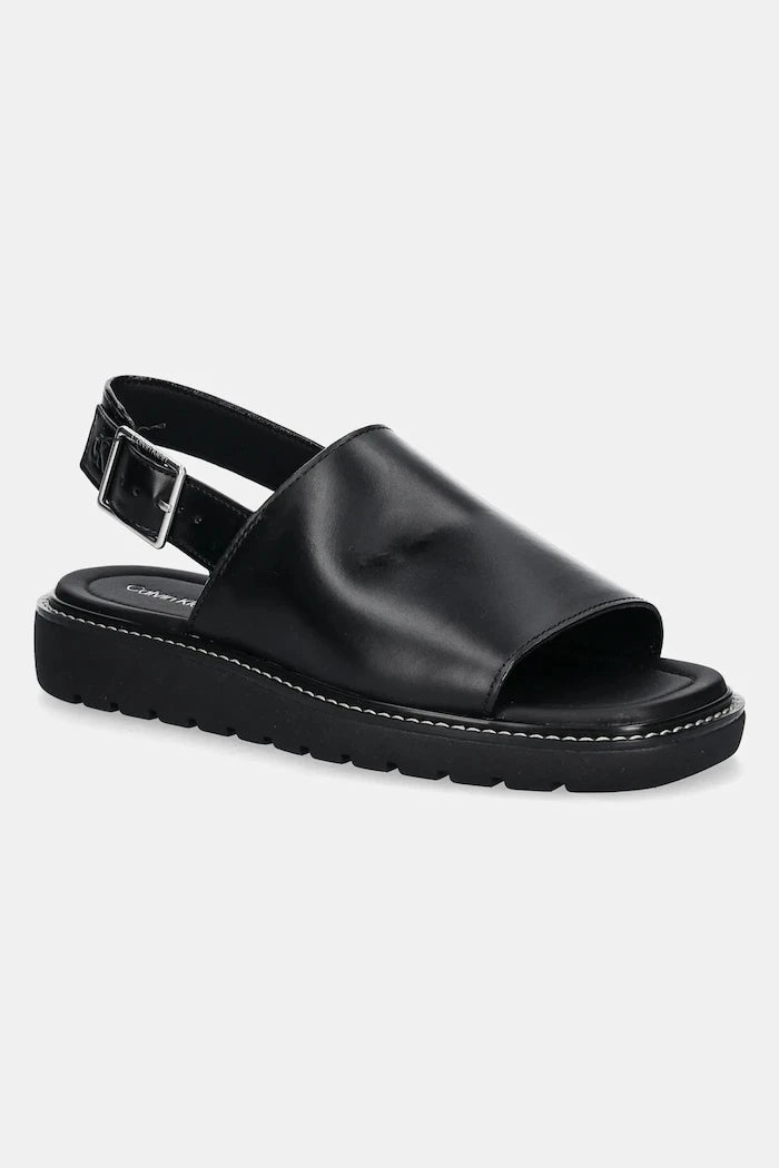 Calvin Klein Jeans SQ MOLDED SANDAL SLING MG LTH Sandalet