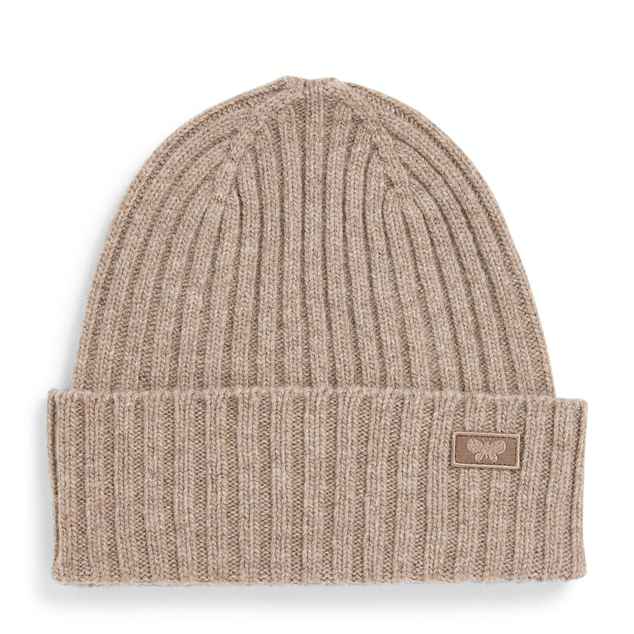 Weekend Max Mara Brown Virgin Wool Butterfly Beanie