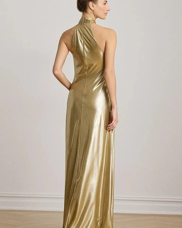 Lauren Ralph Lauren sırtı bağlamalı elbise