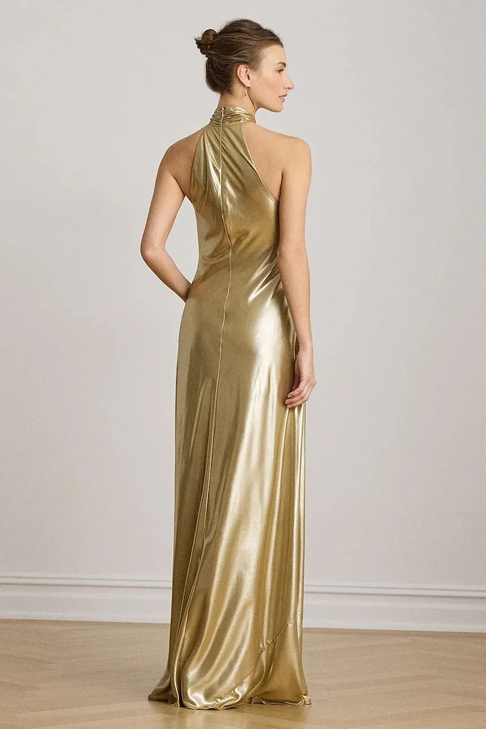 Lauren Ralph Lauren sırtı bağlamalı elbise