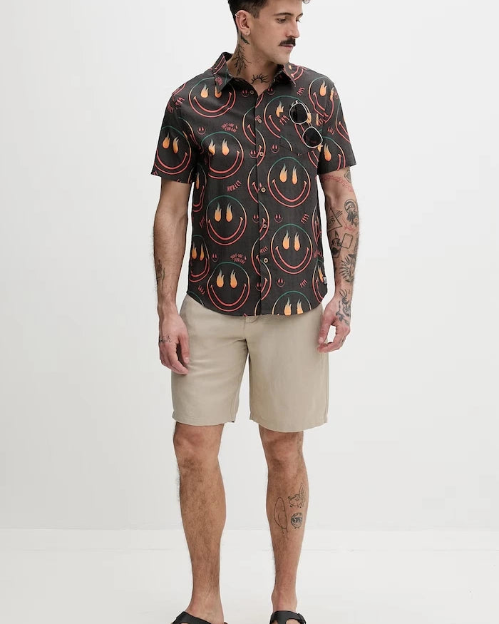 Hurley pamuklu erkek gömlek