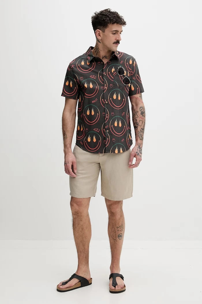 Hurley pamuklu erkek gömlek