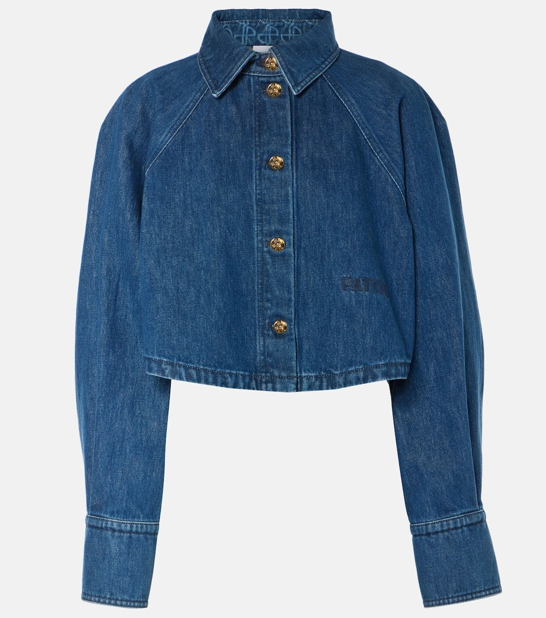 Patou - Cropped denim shirt