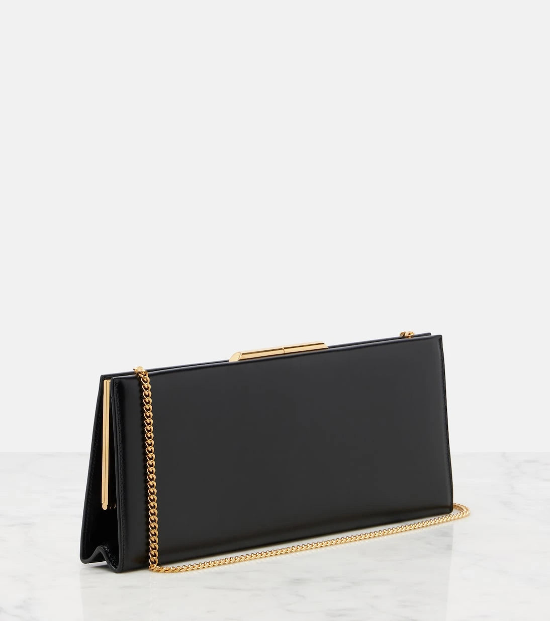 Saint Laurent - Midnight Small leather clutch