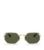 Ray-Ban Gold RB3556N Octagonal Classic Sunglasses