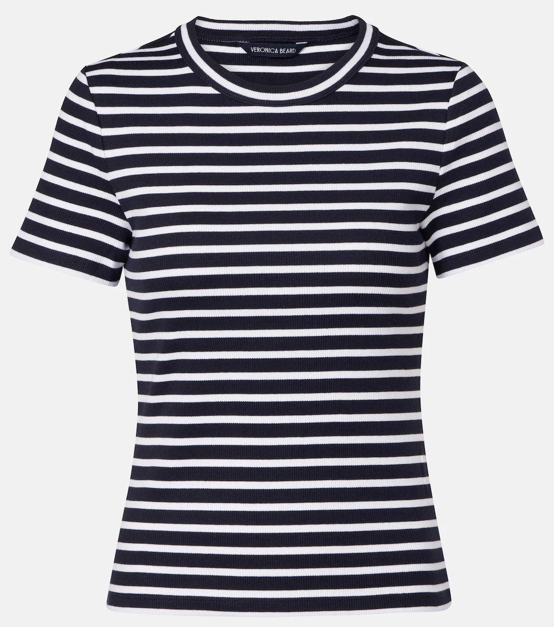 Veronica Beard - Pruitt striped cotton-blend T-shirt