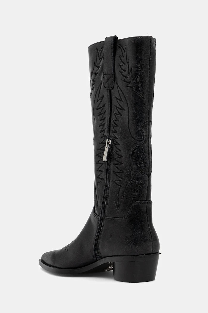 Steve Madden Trevi Deri Kovboy Çizmeleri