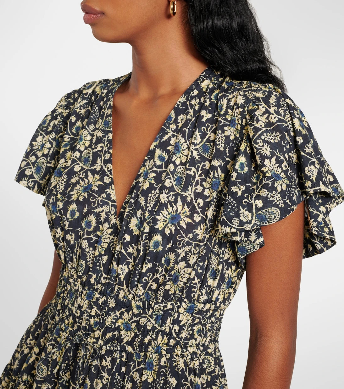 Ulla Johnson - Lyria floral cotton-blend midi dress