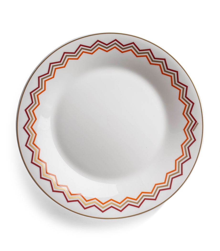 Missoni Home Porcelain Zigzag Soup Plate (22cm)