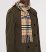 Cashmere Narrow Check Scarf
