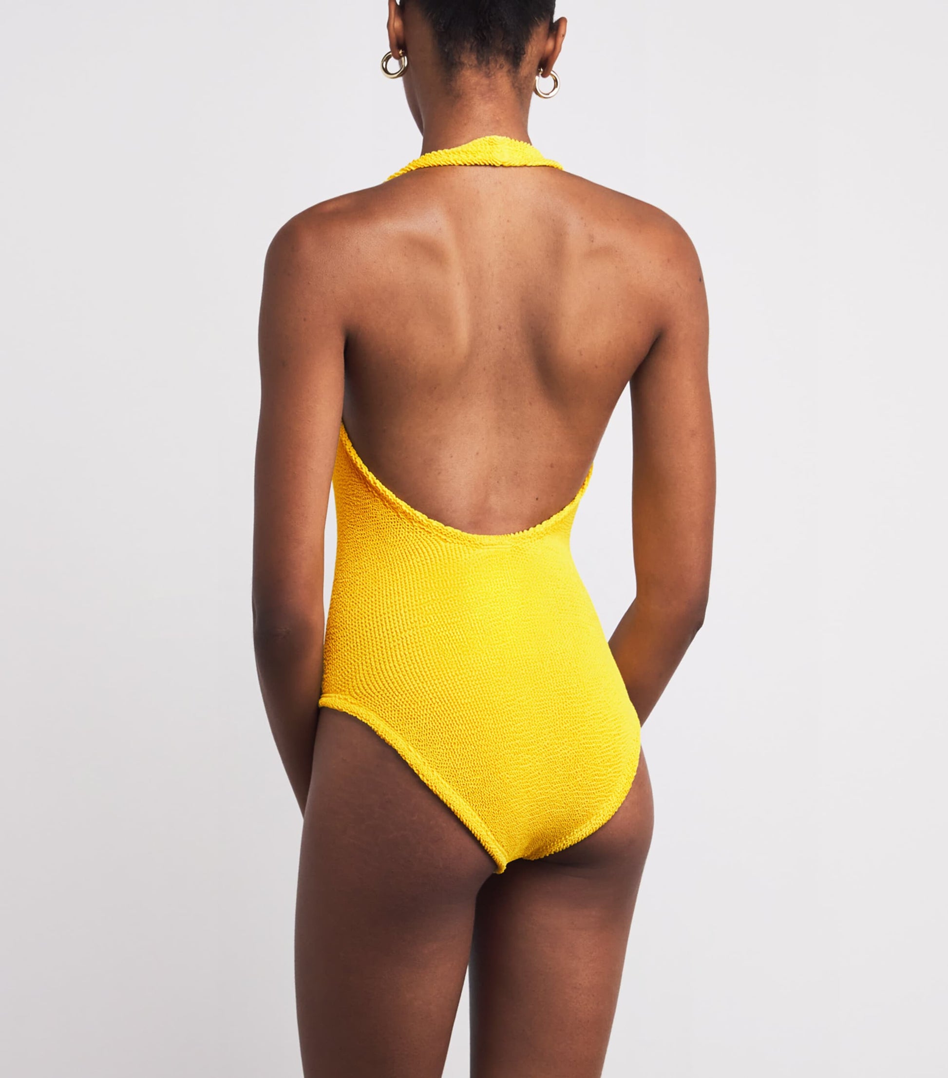 Halterneck Sandy Swimsuit SUNFLOWER